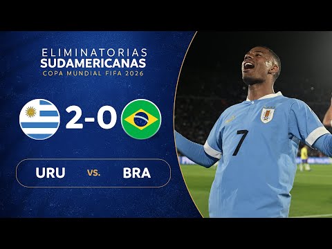 URUGUAY vs. BRASIL [2-0], RESUMEN