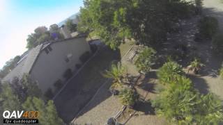 Backyard racing part 2 with qav400 quadcopter fpv