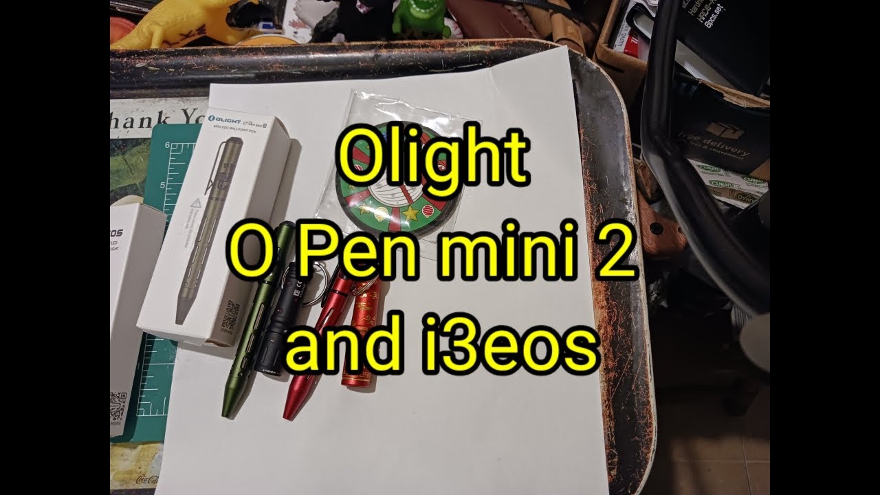 (1740) 🔦 Olight O Pen mini 2 and i3eos