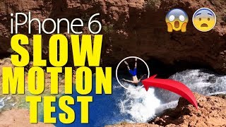 Best slow motion jump in water caught in iPhone 6