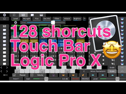 Maximizing Efficiency: 128 Custom Keyboard Shortcuts on Touch Bar in Logic Pro X 👩🏼‍🏫🧑🏻‍💻