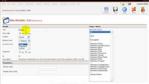 19) An Introduction to Module Manager in Joomla?