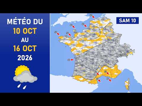 Weather Forecast for Saturday, October 10 to Friday, October 16, 2026