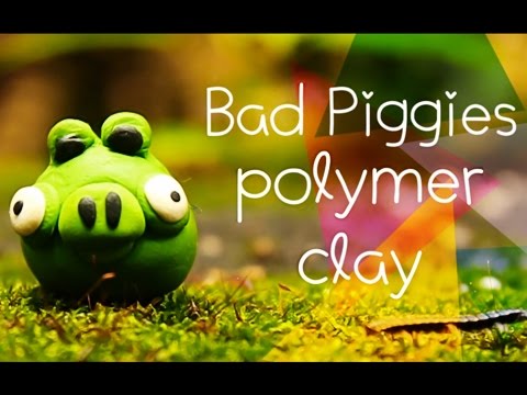 Bad Piggies Polymer Clay Tutorial