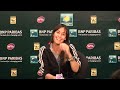 BNP Paribas Open: Flavia Pennetta Semifinal Round Press Conference