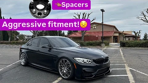 Static F80 M3 with perfect fitment! Best size spacers to use to get perfect fitment!