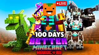 استریم ماینکرفت 100 روزه هاردکور (روز اول) better minecraft🥕