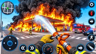 Firefighter Rescue Sim Game 3D - 911 Emergency Fire Truck Driving Gameplay screenshot 5