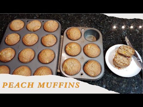 Video: How To Make Peach And Cinnamon Muffins