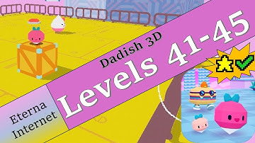 Dadish 3D - Levels 41-45 + Stars Walkthrough