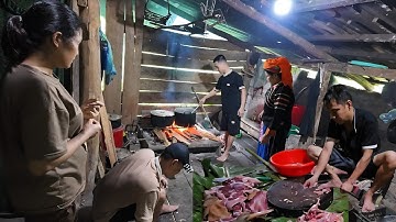 Đại Tiệc | Cỗ Cúng Thần Rừng Dân Tộc Pu Péo 1 Dê 2 Gà Rau Rừng Nấu Thắng Cố - Thầy Giáo Vùng Cao