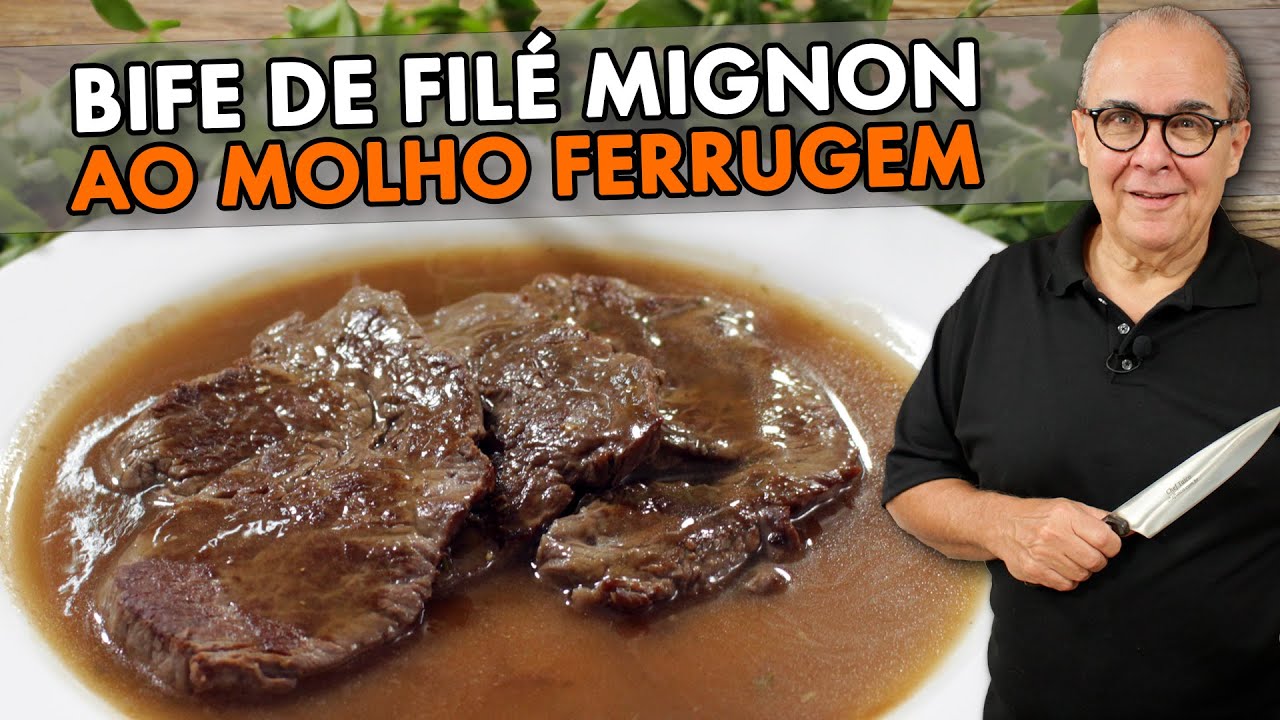 CHEF TAICO ENSINA O CLÁSSICO FILÉ MIGNON AO MOLHO FERRUGEM - RECEITA DELICIOSA!