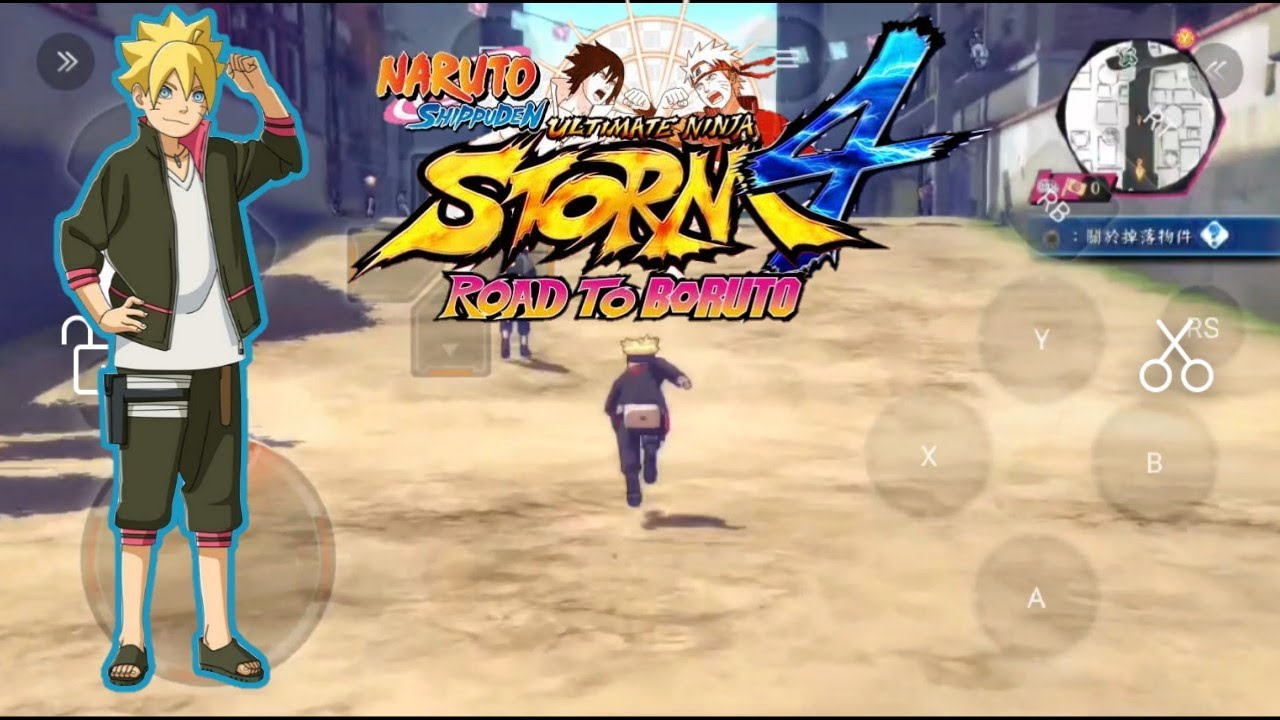 Naruto Strom 4 ROAD TO BORUTO #1 Emulator PS4/PC di Android