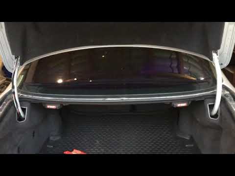 Mercedes Benz W211 регулировка крышки багажника зазоры Adjustment Rear Trunk
