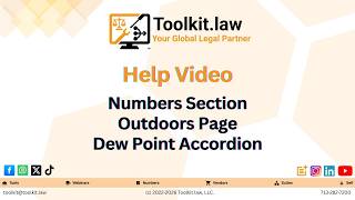 Environmental Analysis for Lawyers with Toolkit.law's Dew Point Calculator screenshot 3