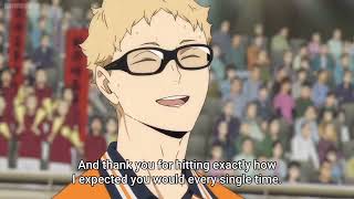 Tsukishima Vs Suna. Tsukishima cocky moments.