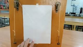 determine the resultant vector using Gravesend's apparatus