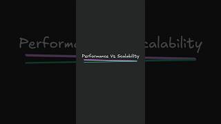 Performance vs Scalability