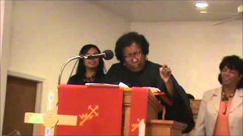 Rev Sherry Garner preaches, 'GOD will do it again'