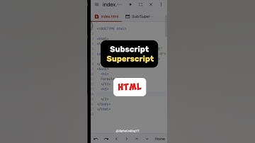 Subscript Superscript HTML CSS #shorts #html #css #tutorial #coding #javascript #ytshorts