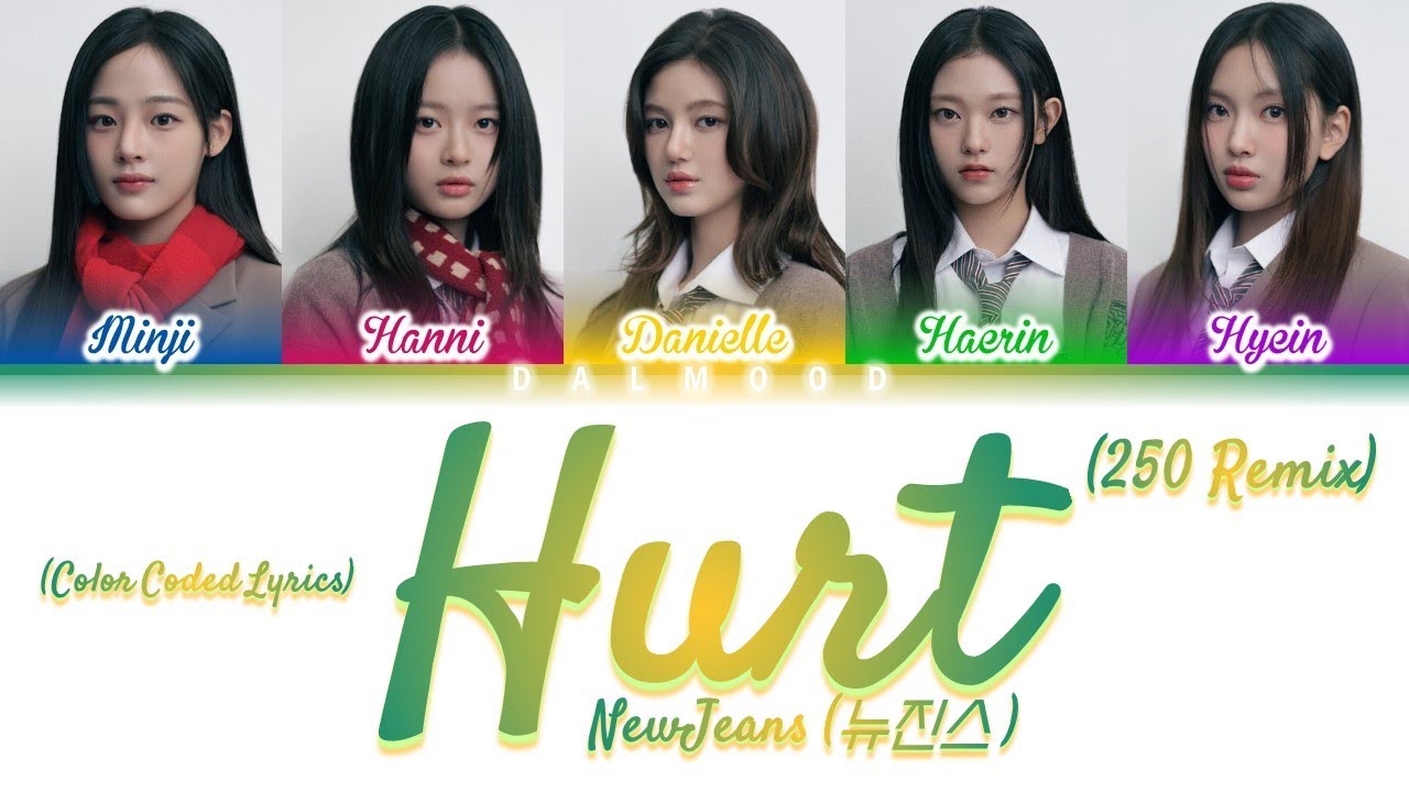 NewJeans (뉴진스) - Hurt (250 Remix) [Color Coded Lyrics Han|Rom|Eng]