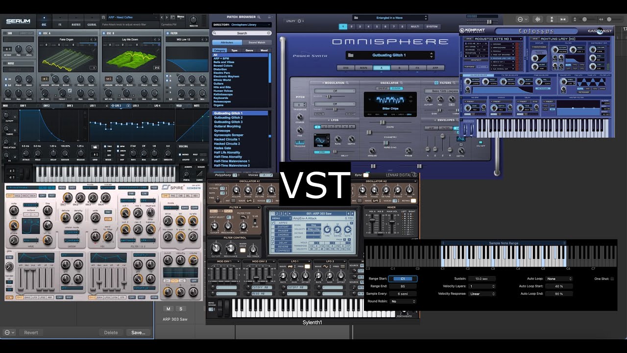 LOGIC PRO SAMPLE 3RD PARTY VST WITH AUTO SAMPLER CREATE INSTRUMENTS