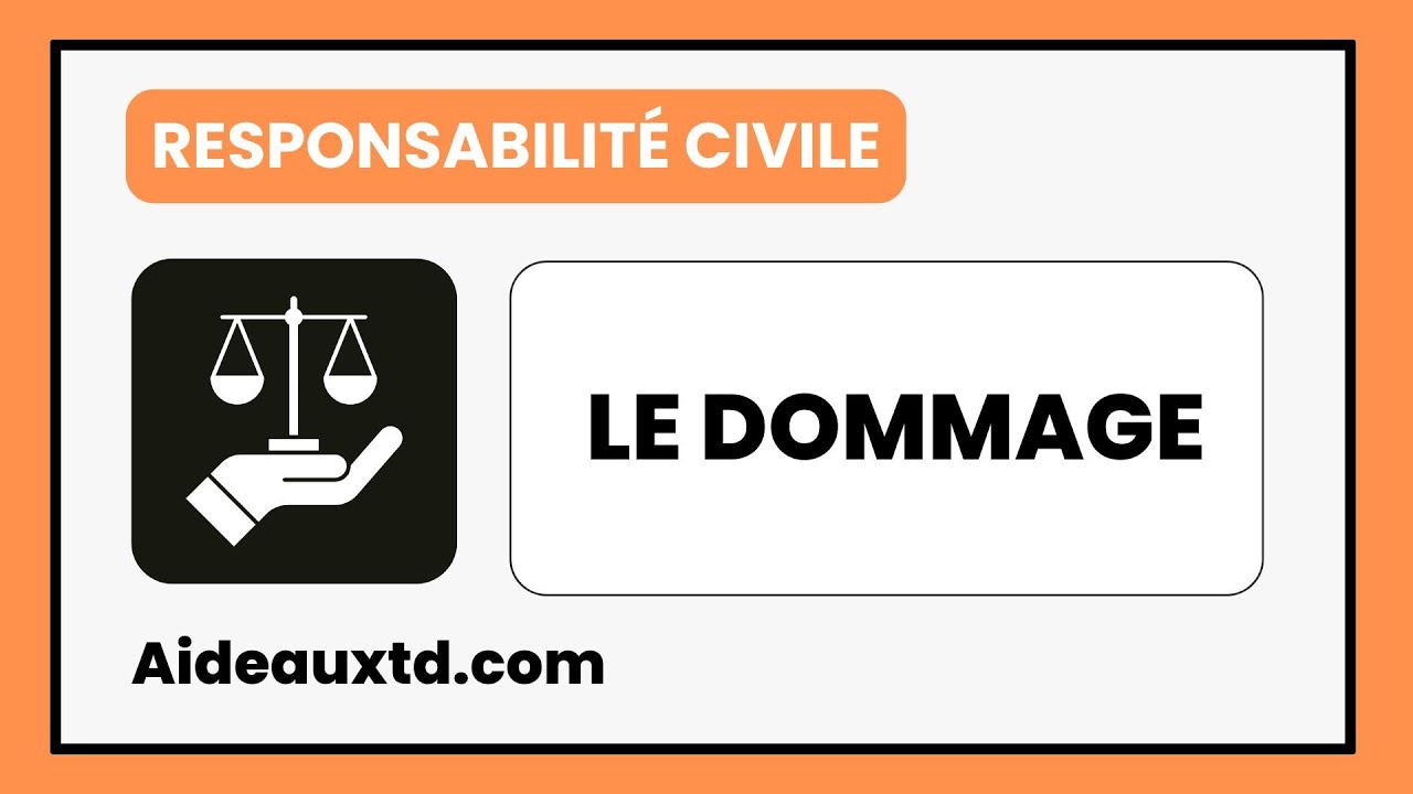 Responsabilité Civile - Le Dommage