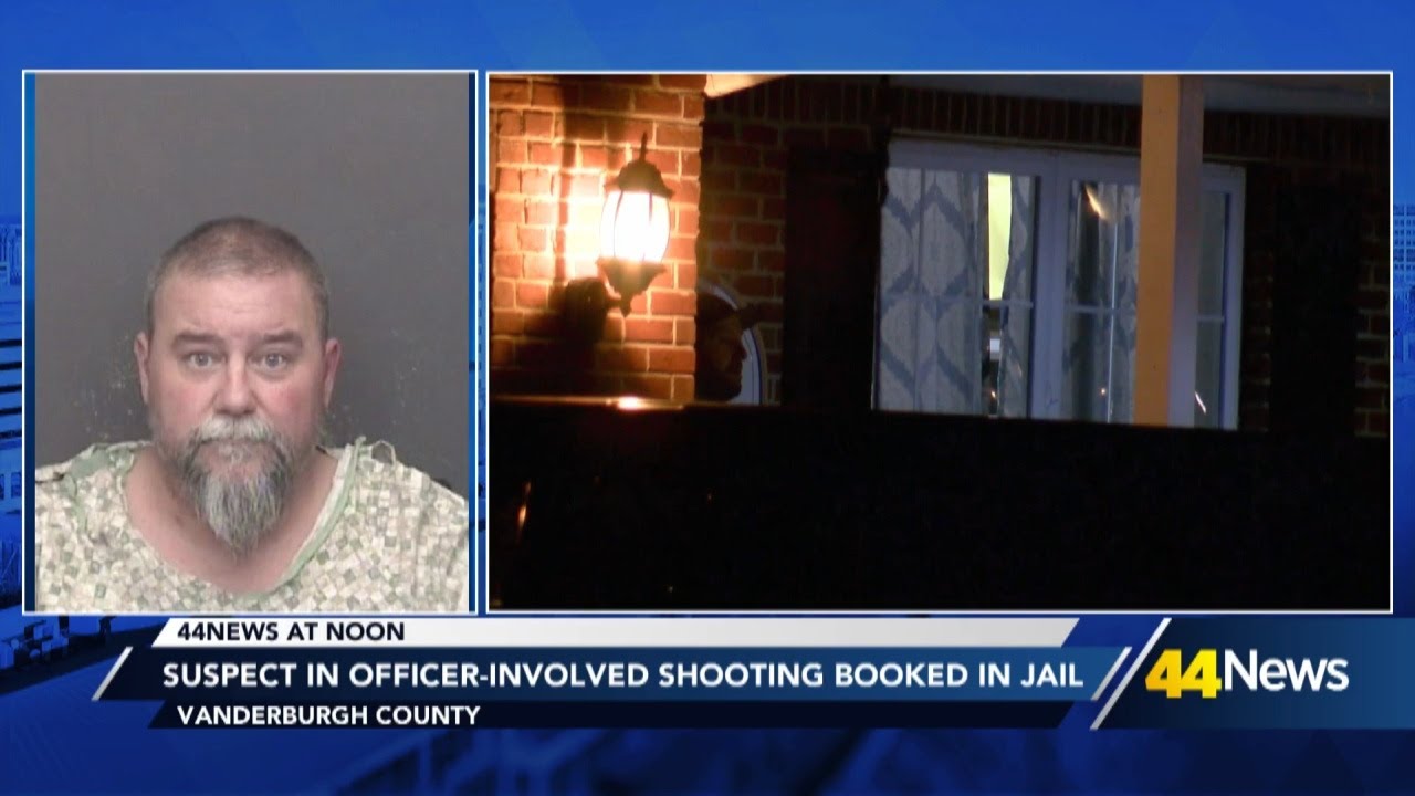 Suspect in 2024 Evansville officerinvolved shooting booked into jail