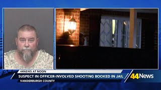 Suspect in 2024 Evansville officer-involved shooting booked into jail