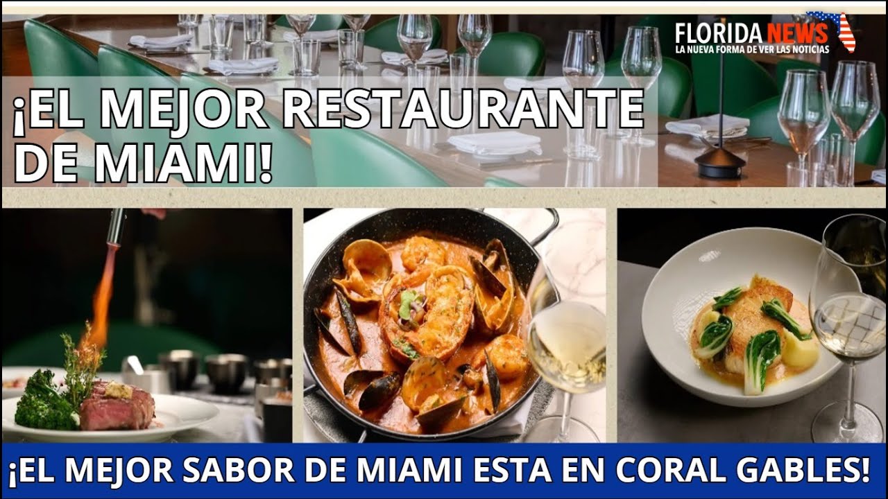 El MEJOR  restaurante de Miami FOGARE..