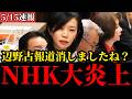 【梅村みずほ】やはりNHKもズブズブでした…辺野古問題を隠そうとする恐ろしい裏側とは…【北村晴男/国会中継】