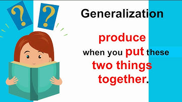 EP2 - RC4: Making Generalization for Elementary