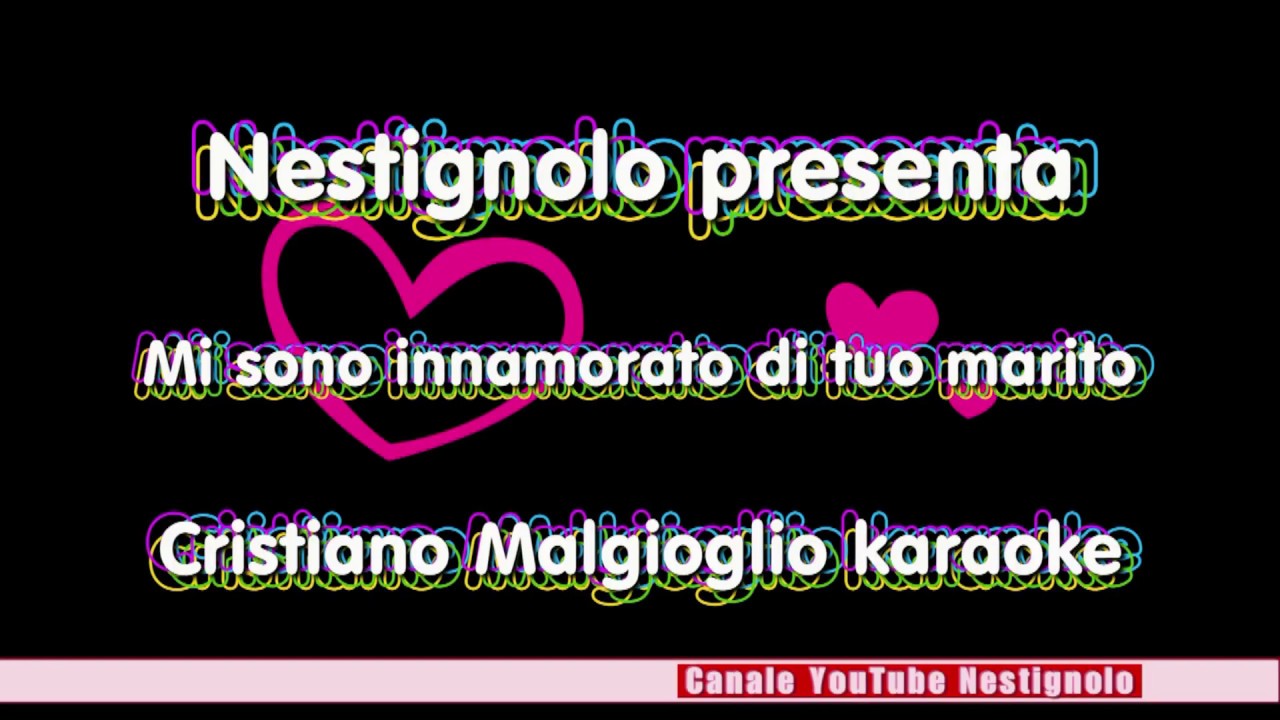 cristiano malgioglio mi sono innamorato di tuo marito