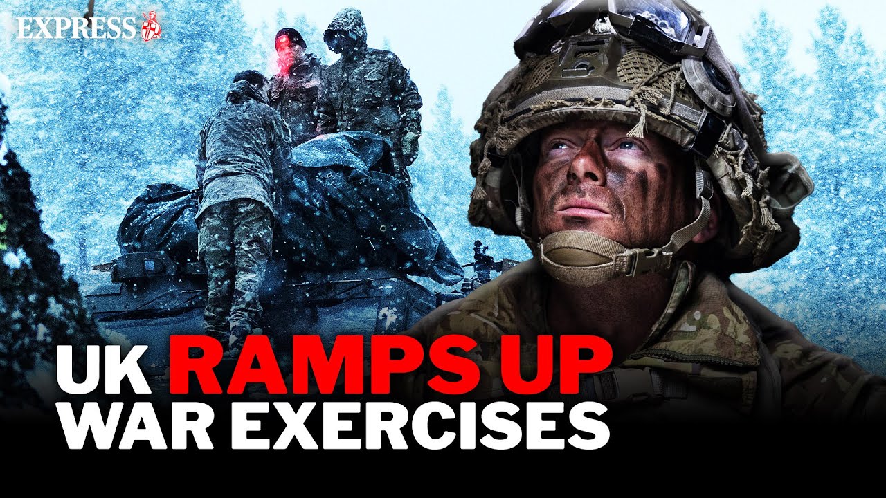 'STRONGER than ever!' - UK troops join huge military exercises as NATO ramps up war preparations