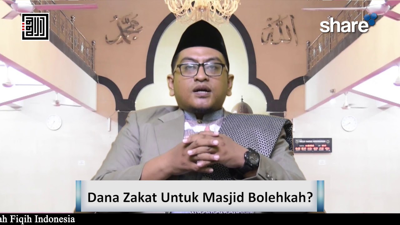 Dana Zakat Untuk Masjid Bolehkah Ustadz Firman Arifandi Lc Ma Youtube