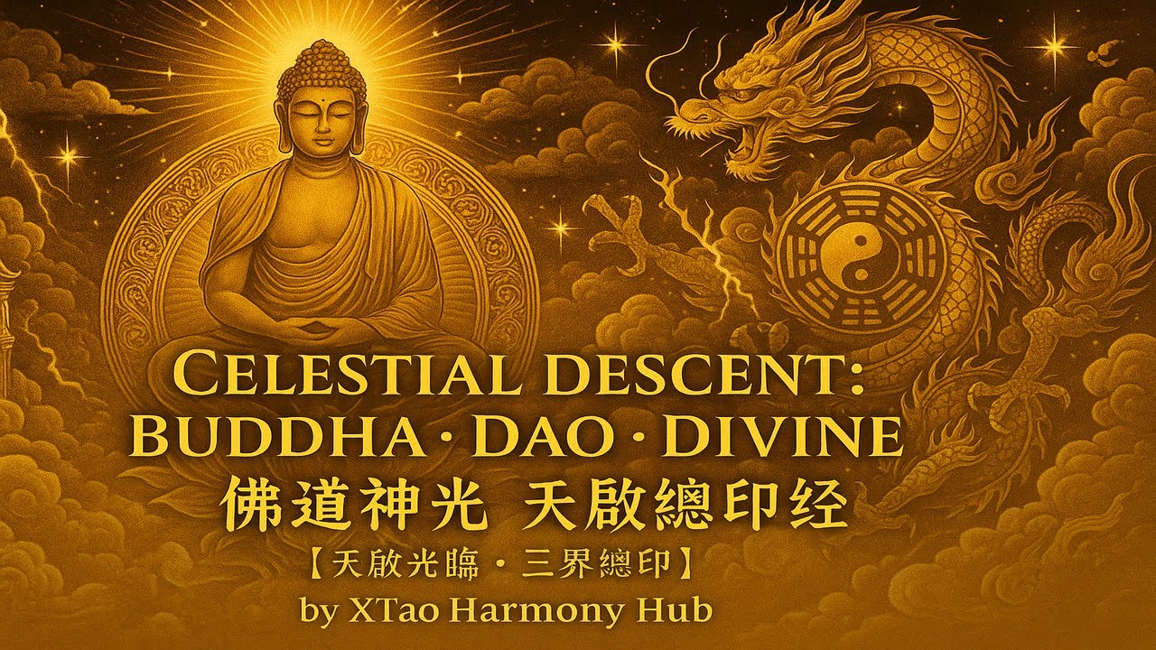Celestial Descent  Buddha · Dao · Divine 《佛道神光 · 天啟總印經》【天啟光臨 · 三界總印】