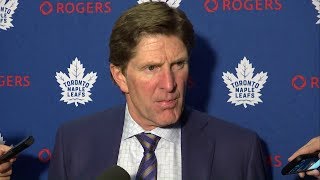 Maple Leafs Postgame Mike Babcock  October 14 2017