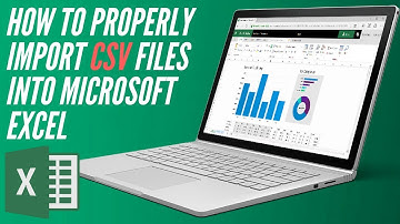 How To : properly import CSV files into Microsoft Excel