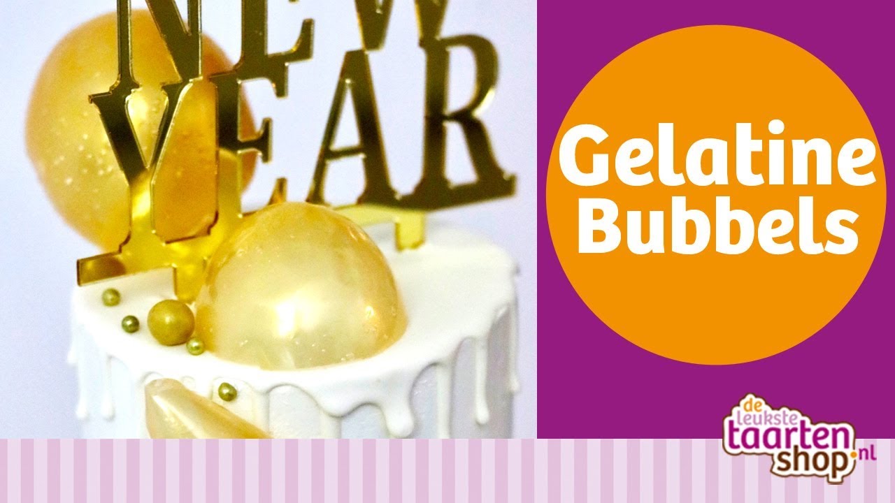 Deleukstetaartenshop meets Maria Sweet Cakery: Gelatine Bubbels