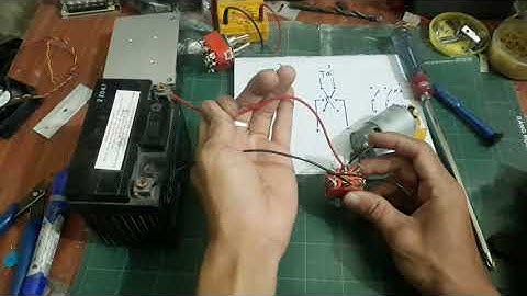 Đảo chiều động cơ bằng công tắc 6 chân đơn giản