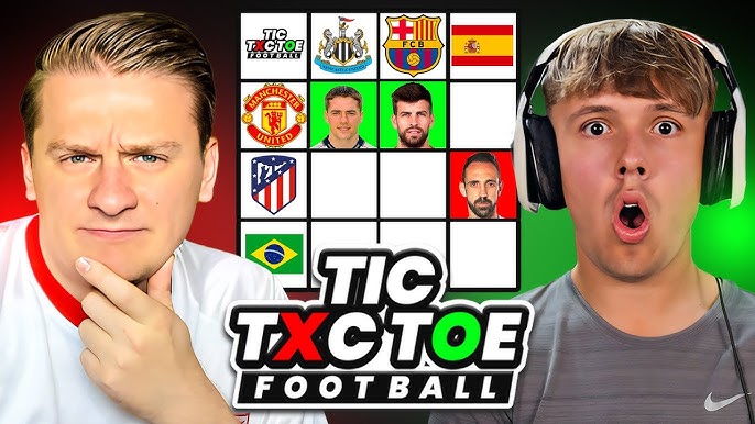 Footy Tic Tac Toe. #football #soccer