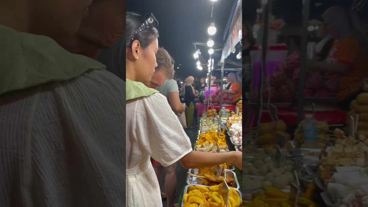 Roxas night market in the Philippines- lots of good choices