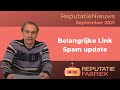 Belangrijke Link Spam update - ReputatieNieuws september 2021