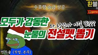 랑쯔블소 레볼루션 감동실화 눈물의 전설펫 뽑기 결과는 대박이네ㅋㅋㅋ