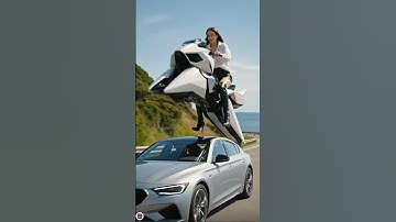 Hover Bike First Ever Drive  #ai #humanoid #nextgenai  #technology #futuretech