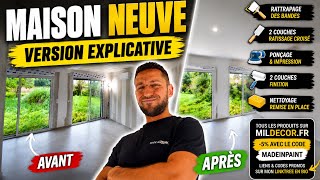 Version explicative de cette maison neuve #chantier #renovation #diy #travaux #construction #peintre