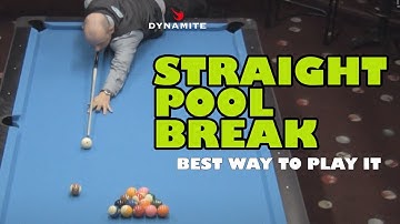 Straight Pool Break Shot | Tiger Cue Tip