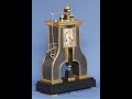 Rare Steam Hammer Animated Industrial Clock