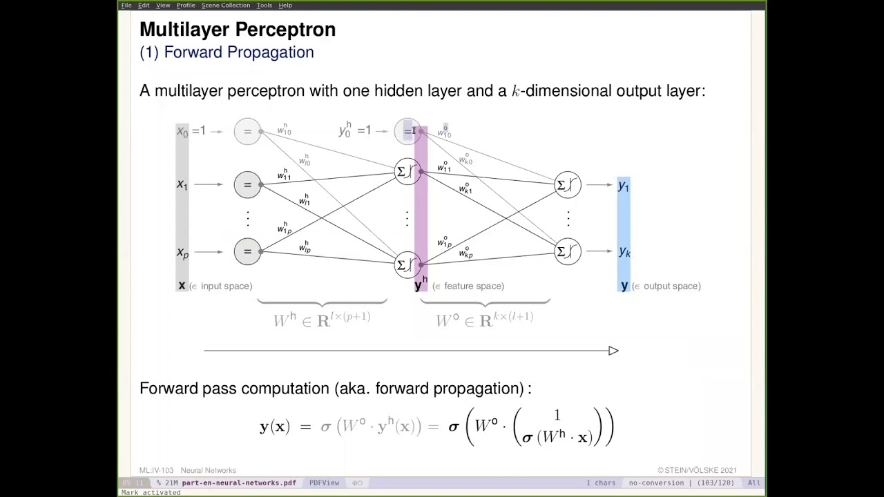 Machine Learning » Neural Networks » Multilayer Perceptron (3/3) - YouTube