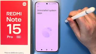Redmi Note 15 Pro 5G - How To Restore Uninstalled System Apps
